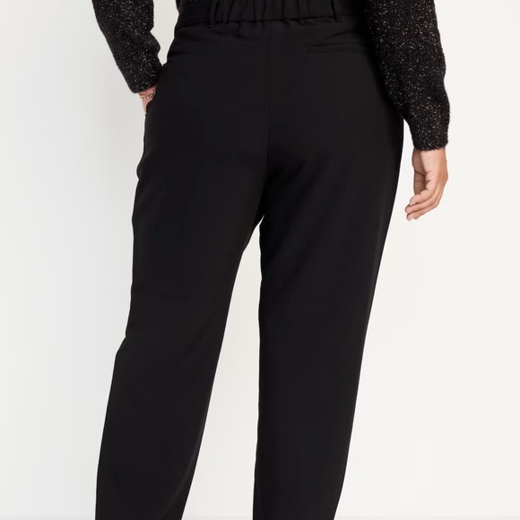 Old Navy Woman’s Plus 2X Black Extra High-Waisted Taylor Trouser Straight Pants - Picture 5 of 10